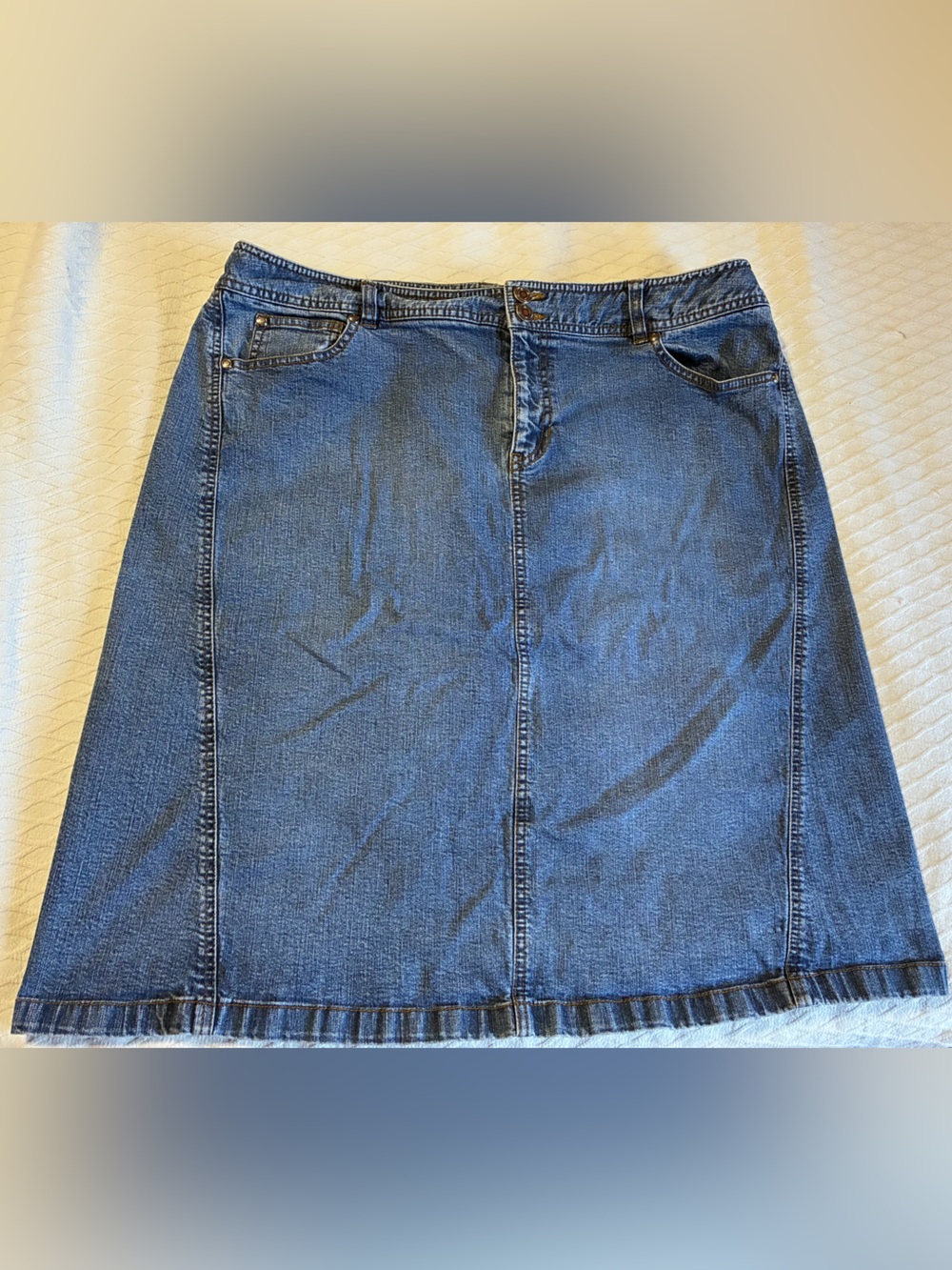Style & Co Jean Skirt